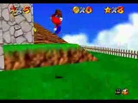 Super Mario 64: Walkthrough (Fall Onto The Caged Island)