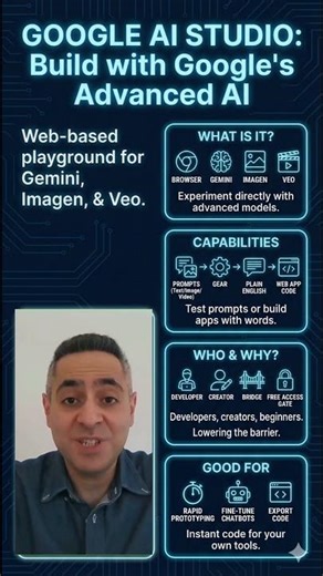 Build AI Apps for FREE (Google AI Studio) 🚀 #shorts