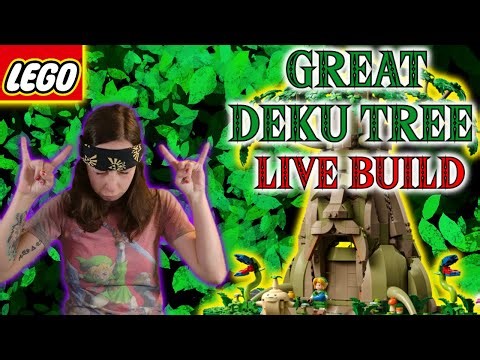 Build the Tree for 420 🔴 | Great Deku Tree Lego Set Build