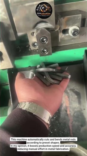 Fully Automatic Metal Rod Cutting and Bending Machine for Industrial Hardware Production