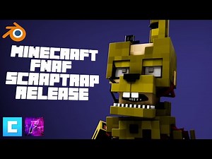 Minecraft Fnaf Scraptrap Rig Release | Blender 3.0+