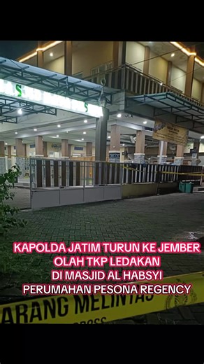 Ledakan di Masjid Al Habsyi Jember, Kapolda Jatim Tindak Lanjut