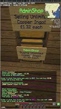 Dakto INC Demonstration - Buy & sell from a shop #minecraft #gaming #tutorial