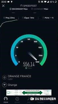 Test de vitesse Orange : Fibre optique et 4G+