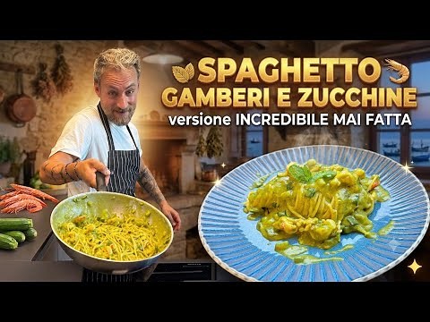 Pasta gamberi e zucchine,la pasta estiva che ti farà impazzire!!