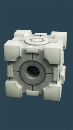 Blender short | Aperture Investment Opportunity: Weighted Storage Cubes #animation #portal #aperture