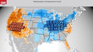 The South will see relief from hot temperatures, heavy rain and tornado threat