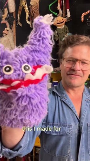 Sometimes the quickest puppet builds have the most impact. #puppetisland #puppetmaking #Fast