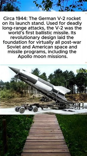 The Birth of the Space Age: Germany’s V-2 Rocket (Circa 1944)