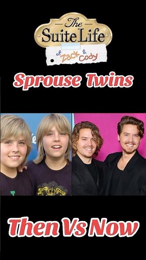 The Suite Life of Zack & Cody : Then Vs Now #colesprouse #dylansprouse #thesuitelifeofzackandcody