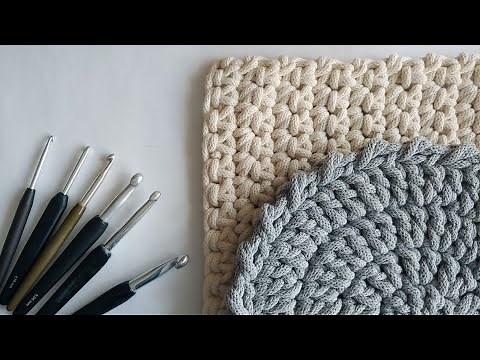 Szydełkowanie - Od czego zacząć? Co i gdzie kupić? - Plus dwa podstawowe wzory. Sznurek bawełniany