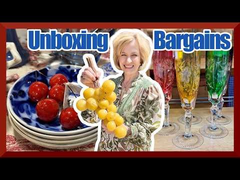 Unpacking the DEALS! Highlight of Round Top Antiques Show at Charles Keyton's tents. AMAZING FINDS!