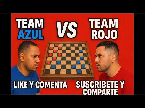BATALLA ÉPICA! Team Azul vs Team Rojo | ¿QUIÉN MANDA EN EL TABLERO? #tablerodamasrd