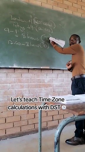 Understanding Time Zone Calculations with DST for Grade 12
