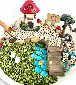 Fairy Garden Spring Sensory Bin Montessori Open Ended Play Small World Play Toddler Preschool Gift Spring Sensory Kit Fine Motor Skills - Etsy