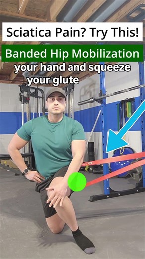 Banded Hip Mobilization Drill Exercise Tutorial