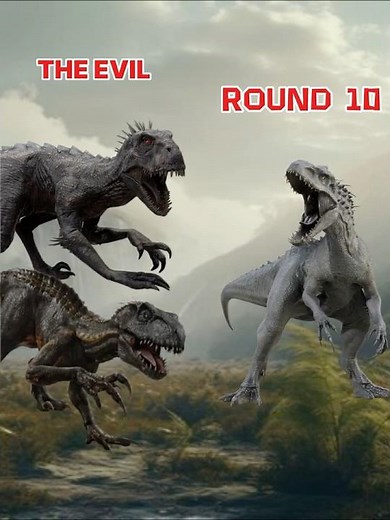 Scorpius-Rex & Indoraptor VS Triceratops, Indominus-Rex, T-Rex, Mosasaurus (JW) #jurassicworld