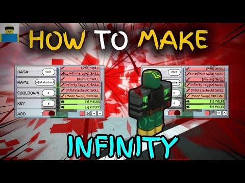 HOW TO MAKE INFINITY USING SKILL BUILDER IN JJS