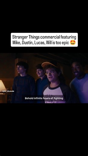 DJ Clicks on Instagram: "Stranger Things 5 cast did a T-Mobile commercial featuring Mike, Dustin, Lucas, and Will. The commercial starts with Dustin having a plan to get Vecna. The advertisment was so accurate that it actually looked like a short clip from the season itself. 🎬 "Stranger Things" is an American science fiction and horror television series created by Matt and Ross Duffer, which premiered on Netflix in July 2016. Set in the fictional town of Hawkins, Indiana, the show begins in Nov