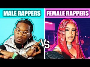 BEST MALE RAPPERS VS BEST FEMALE RAPPERS