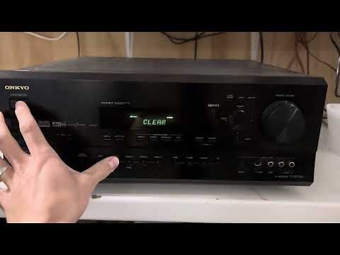 How To Reset Onkyo TX-SR700E AV Surround Receiver