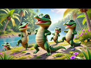 Fun Crocodile Dance and Sing-Along Songs for Kids | Easy Music and Movements