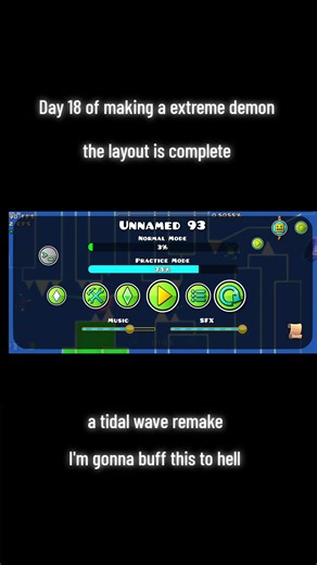 Day 18 of Creating an Extreme Demon in Geometry Dash