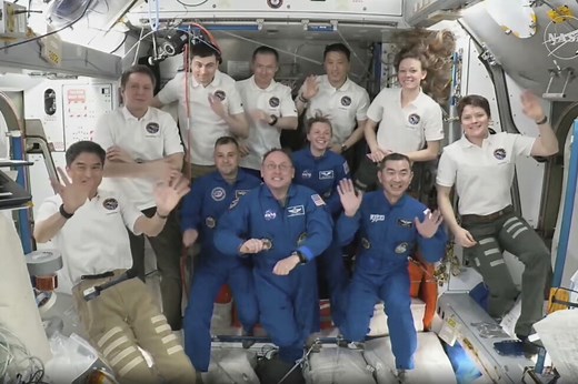 SpaceX delivers four astronauts to the International Space Station just 15 hours after launch