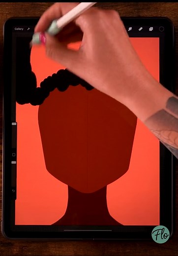 Pretty Girl Drawing Tutorial on Procreate