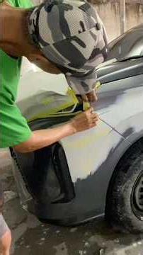 Car Masking Process Before Painting | Clean & Professional Paint Result