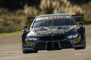 BMW M Motorsport completes first test with the new 2019 season BMW M4 DTM