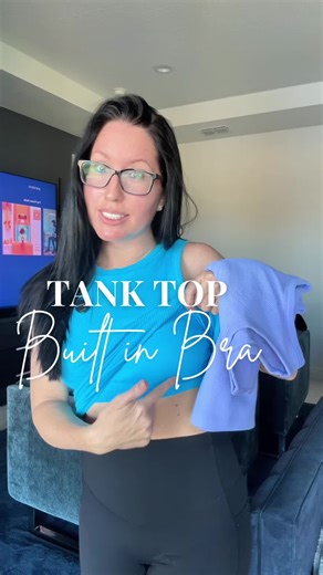 Spend spring in beautiful tank tops that have a built in bra that’s actually sewn in 💙☀️ #tanktop #springglowup #tiktokshopcreatorpicks #tiktokshopstockup #creatorsearchinsights
