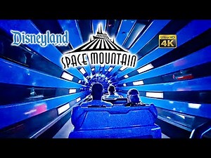 Space Mountain Roller Coaster On Ride 4K POV Disneyland 2025 09 24