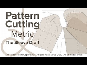 Angela Kane Pattern Cutting - Metric - Sleeve Draft