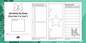 Spreading My Wings from Year 2 to Year 3 Transition Activity Booklet