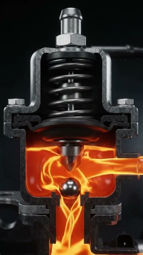 How Does a Fuel Pressure Regulator Work? ⛽⚙️🔥 #automotive #engineering #cars #cartechnology