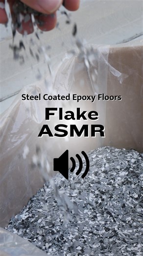 Turn your sound ON 🔊 This is epoxy ASMR heaven. #ASMR #epoxyflooring | Steel Coated Epoxy Floors