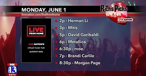 Watch free daily livestreams from artists around the globe