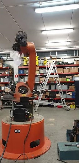 Industrial robot KUKA KR30L16-3 at Eurobots