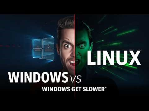 Why Windows Feels Slower Every Year (And Why Linux Stays Fast) — The Real Reason Explained