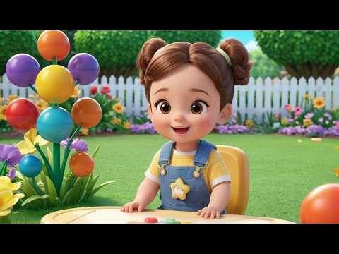 Shapes in the Garden – Circle Square Triangle | Learn Shapes Nursery Rhyme for Kids