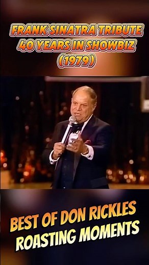 Best of DON RICKLES Roasting moments with FRANK SINATRA # #franksinatra #hollywoodlegends #shorts