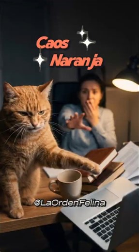 El gato naranja explica la vida en 10 segundos 🐱