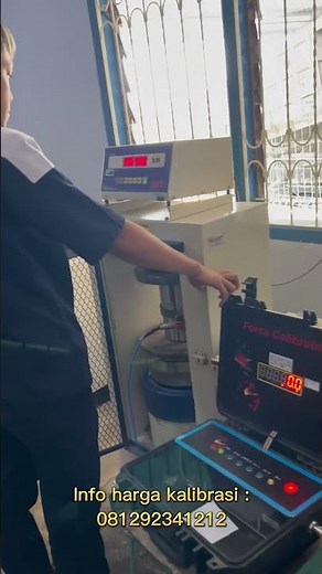 Kalibrasi Alat Uji Kuat Tekan Beton / Compression Machine Digital
