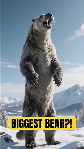 Arctodus simus — The Biggest Bear Ever 😱