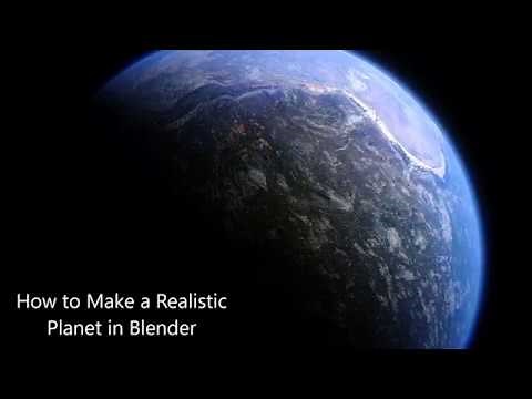 How to Make a Realistic Alien Planet in Blender!