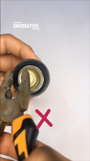 Stop using Pliers! Remove a broken light bulb safely! #shorts
