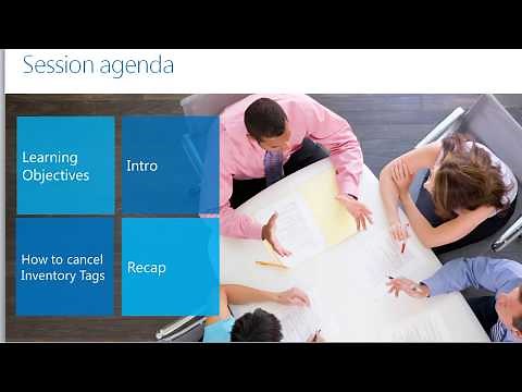 Cancelling Inventory Tags - Dynamics SL 2011 SP2