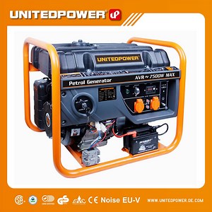 [Hot Item] United Power 7kw 7000W 3 Phase Electric Start Plastic Portable Petrol Generator