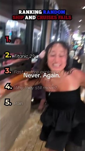 Ranking random ship and cruises fails #shipfails #epicfails #cruisefails